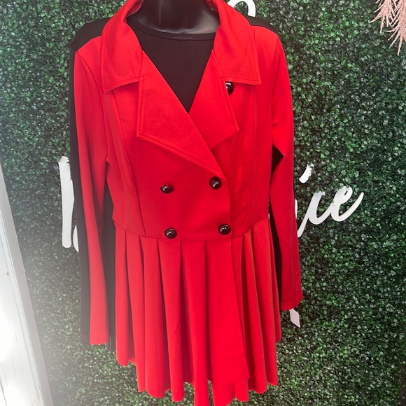 Jackets & Blazers - Black and Red Jacket